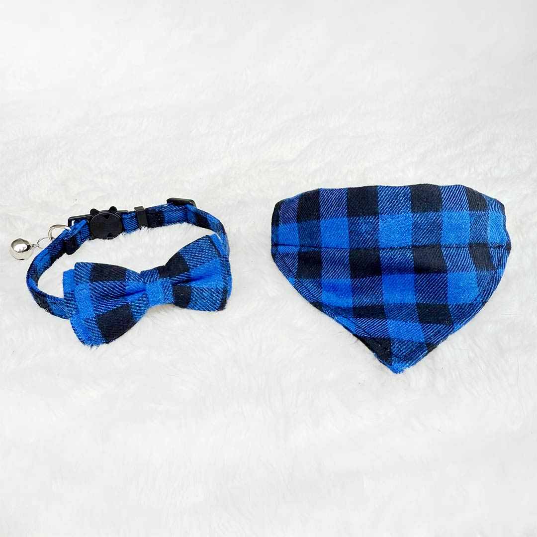 Catkea Cat Collar Bow Tie & Bandana Set