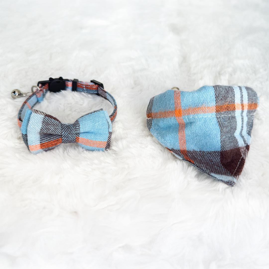 Catkea Cat Collar Bow Tie & Bandana Set