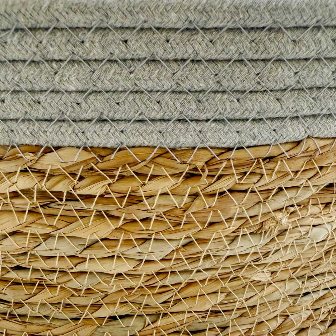 Handmade Woven Rattan Cat Bed with Cushion