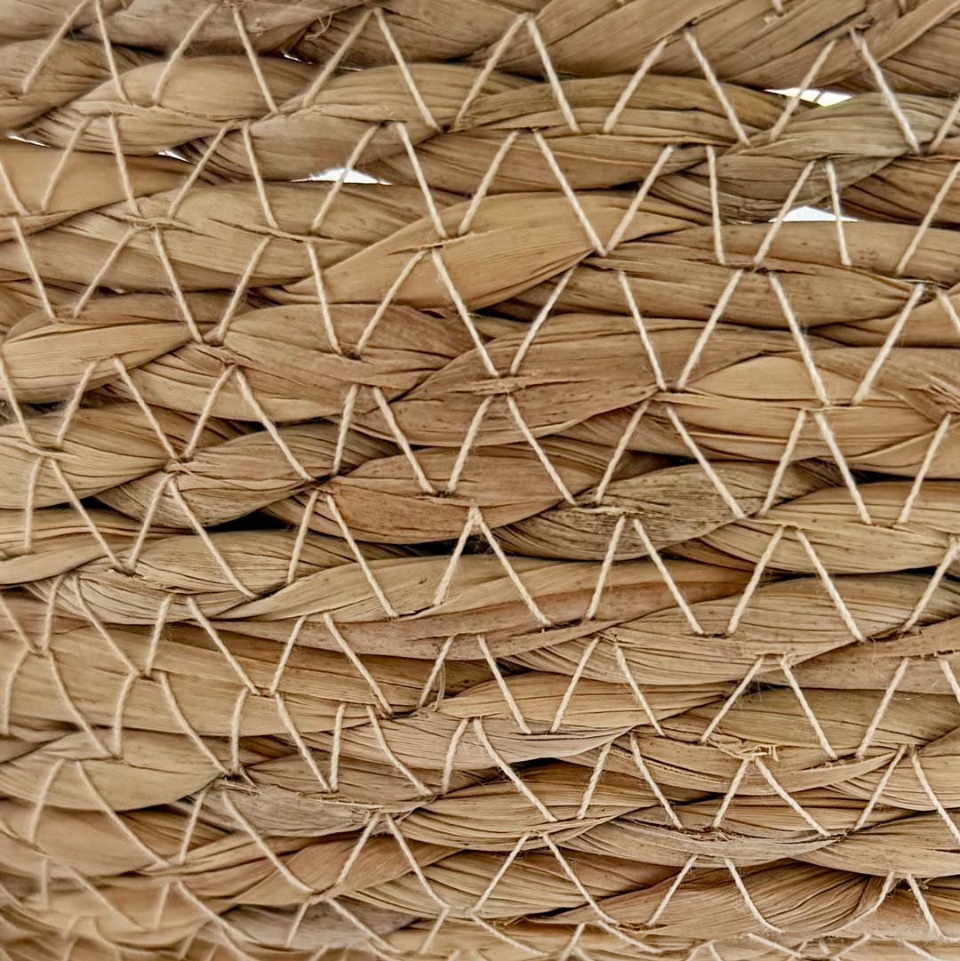 Handmade Woven Rattan Cat Bed with Cushion