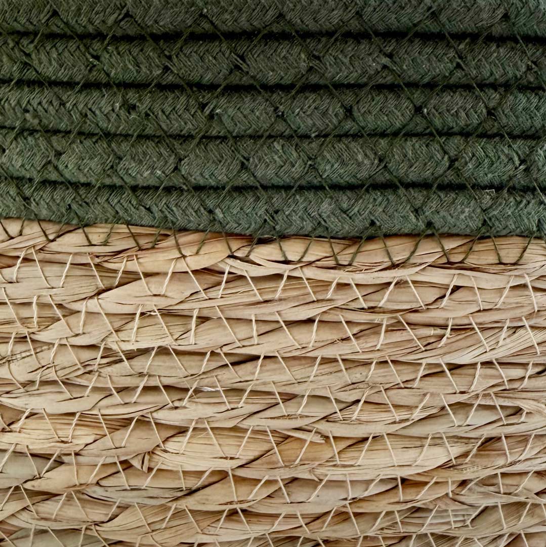 Handmade Woven Rattan Cat Bed with Cushion