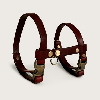 Leather Cat Harness